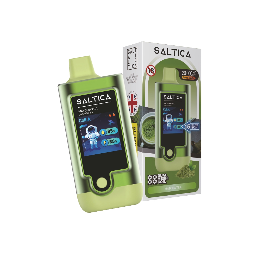 Saltica-Digital-20000-Matcha-Tea3.jpg Saltica 20000 Puff Matcha Tea - Görsel 1