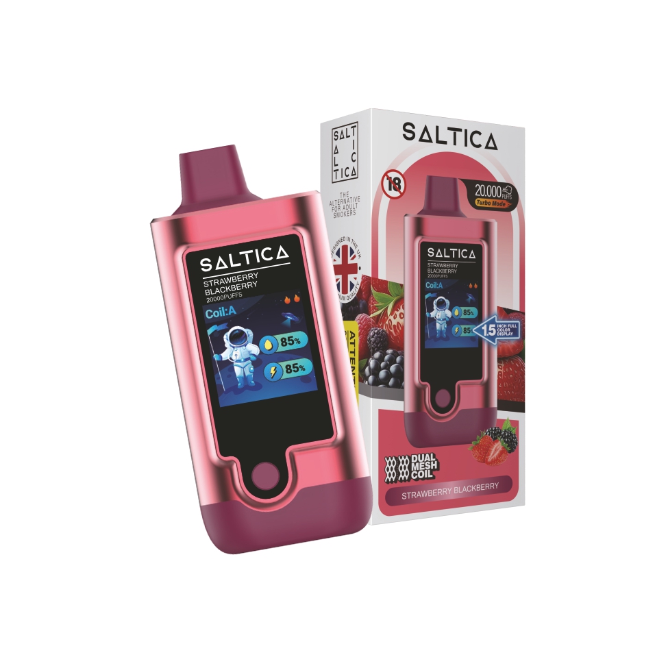Saltica-Digital-20000-Strawberry-Blackberry3.jpg Saltica 20000 Puff Strawberry Blackberry - Görsel 1