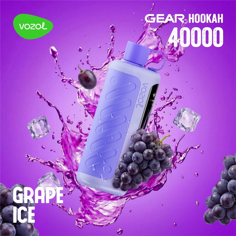 Vozol-Gear-Hookah-40000-Puffs-Grape-ice Vozol Hookah 40000 Grape Ice
