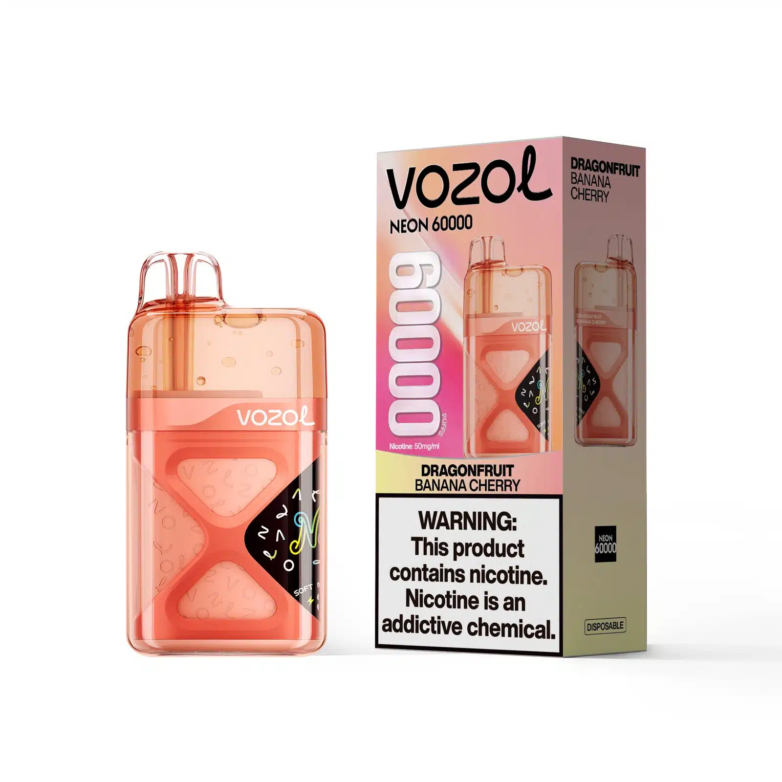 Dragonfruit-Banana-Cherry-VOZOL-NEON-60000.webp Vozol Neon 60000 Dragonfruit Banana Cherry - Görsel 1