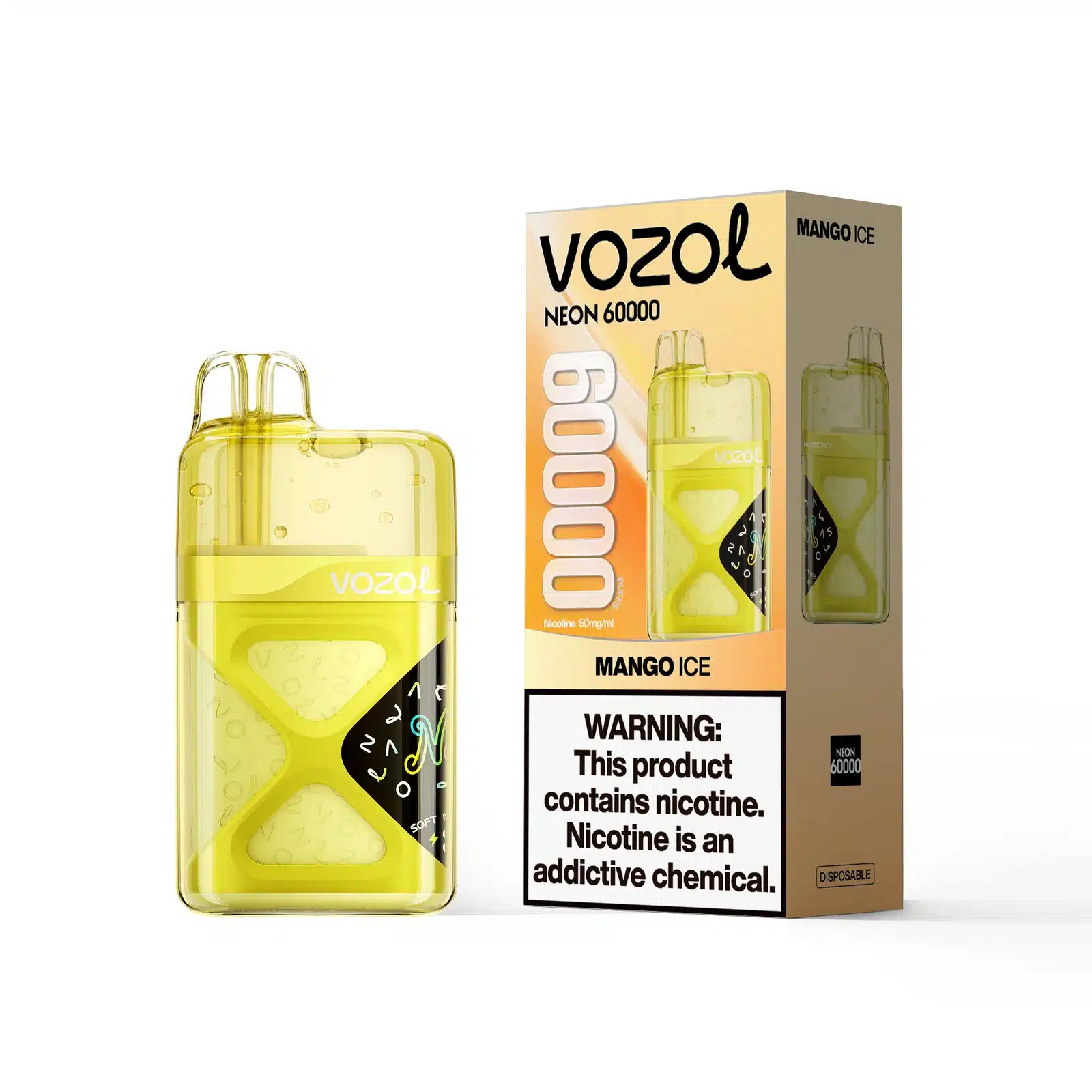 Mango-Ice-VOZOL-NEON-60000-600x600-1.webp Vozol Neon 60000 Mango Ice - Görsel 1