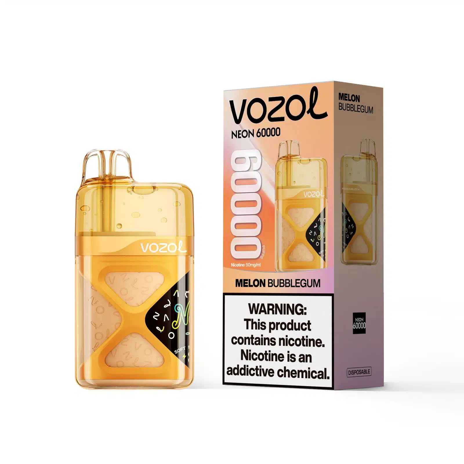 Melon-Bubblegum-VOZOL-NEON-60000-600x600-1.webp Vozol Neon 60000 Melon Bubblegum - Görsel 1