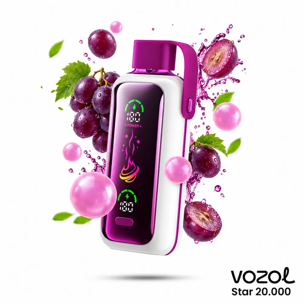 Vozol-Star-20000-Grape-Bubble-Gum.webp Vozol Star 20000 Grape Bubble Gum - Görsel 1