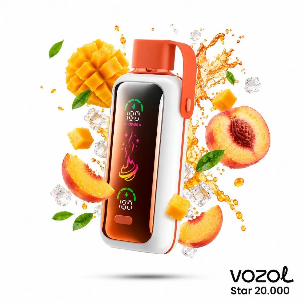 Vozol-Star-20000-Mango-Peach-Slush.webp Vozol Star 20000 Mango Peach Slush - Görsel 1
