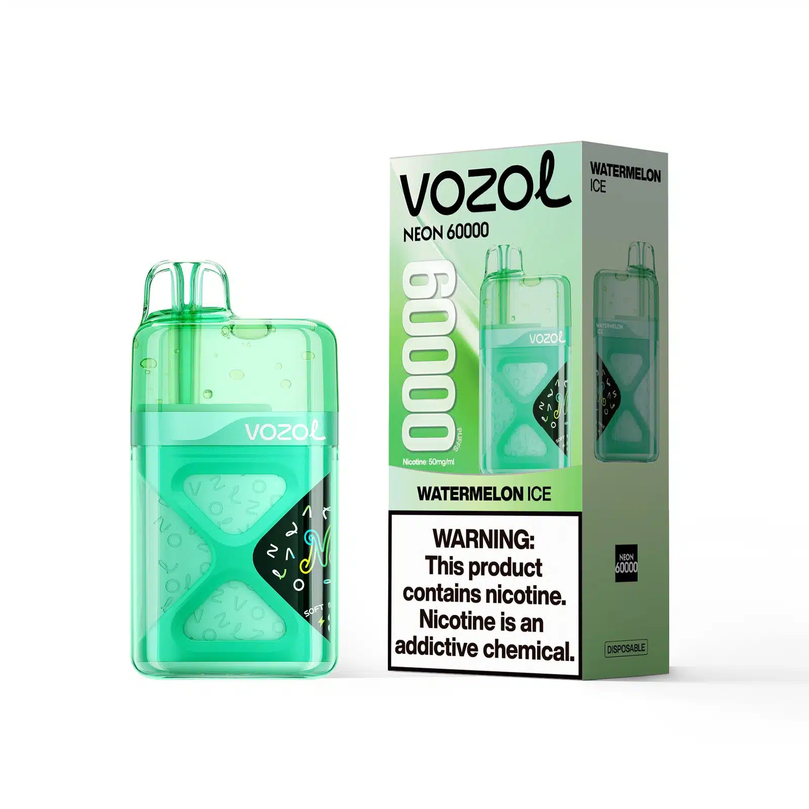 Watermelon-Ice-VOZOL-NEON-60000-600x600-1.webp Vozol Neon 60000 Watermelon Ice - Görsel 1